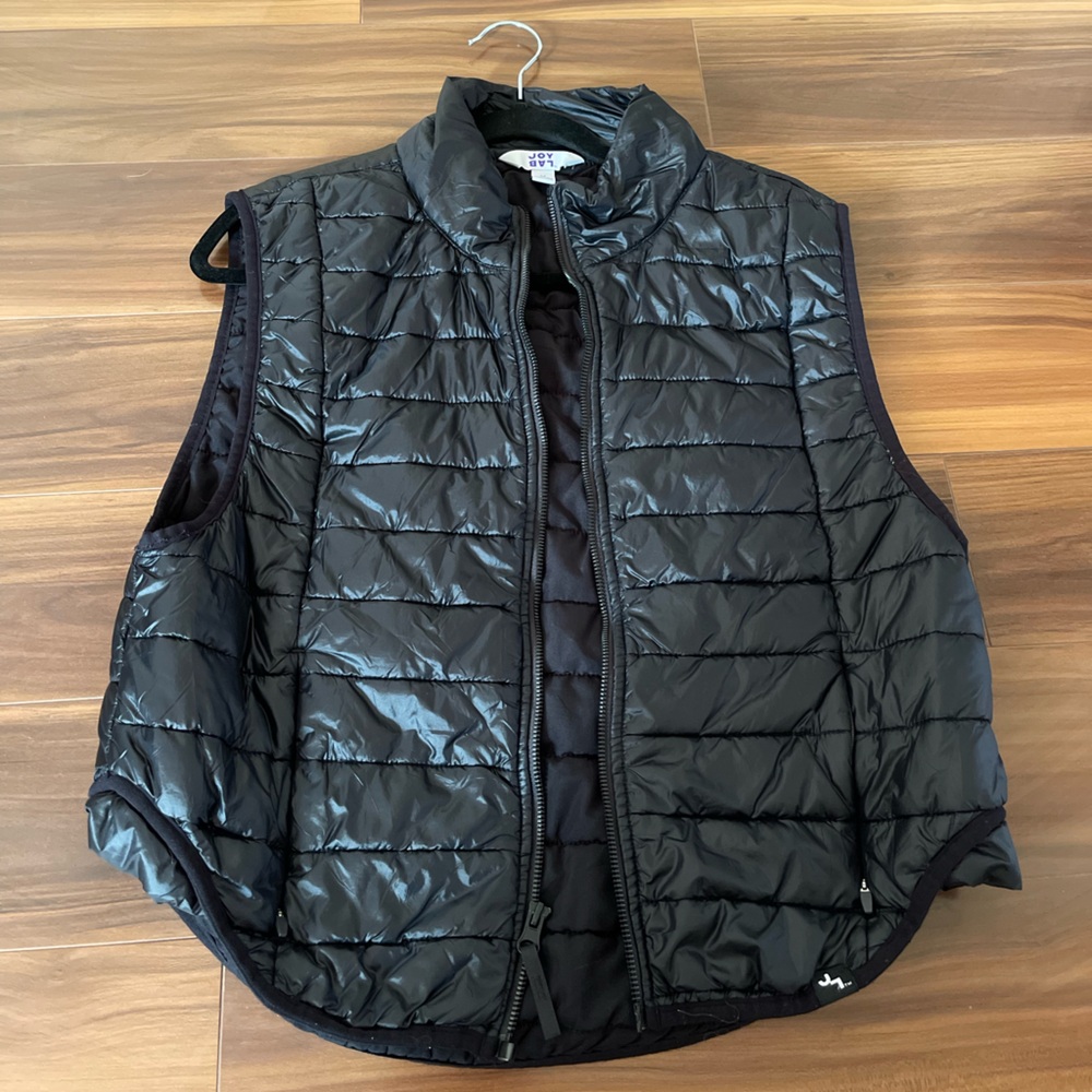 JoyLab Black Puffer Vest Size Medium